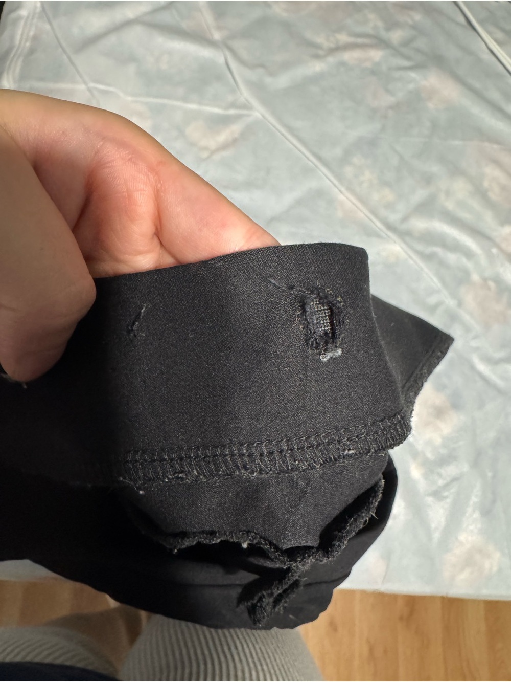 Black Men’s Straight-Leg Dress Pants - Picture 3 of 3